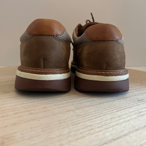 Johnston & Murphy TruFoam Men’s Brown Mesh Leather Shoes 8M
